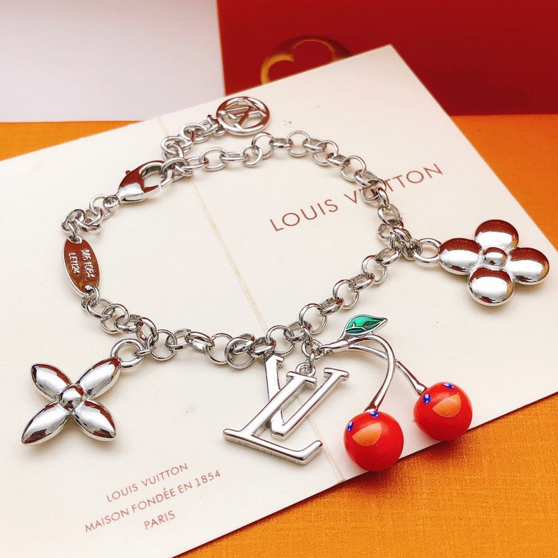 Louis Blossom Cherry Gold Bracelet