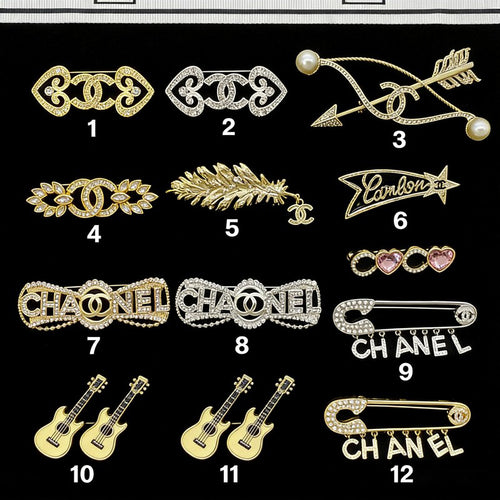 CC Gold Brooch Collection One