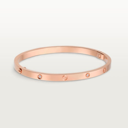 18K Cartier Love Six Diamonds Small Bracelet
