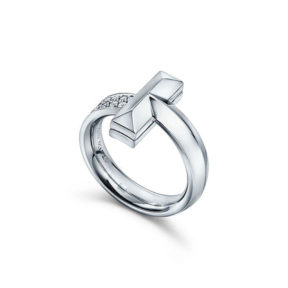 Tiff Narrow Pave Ring