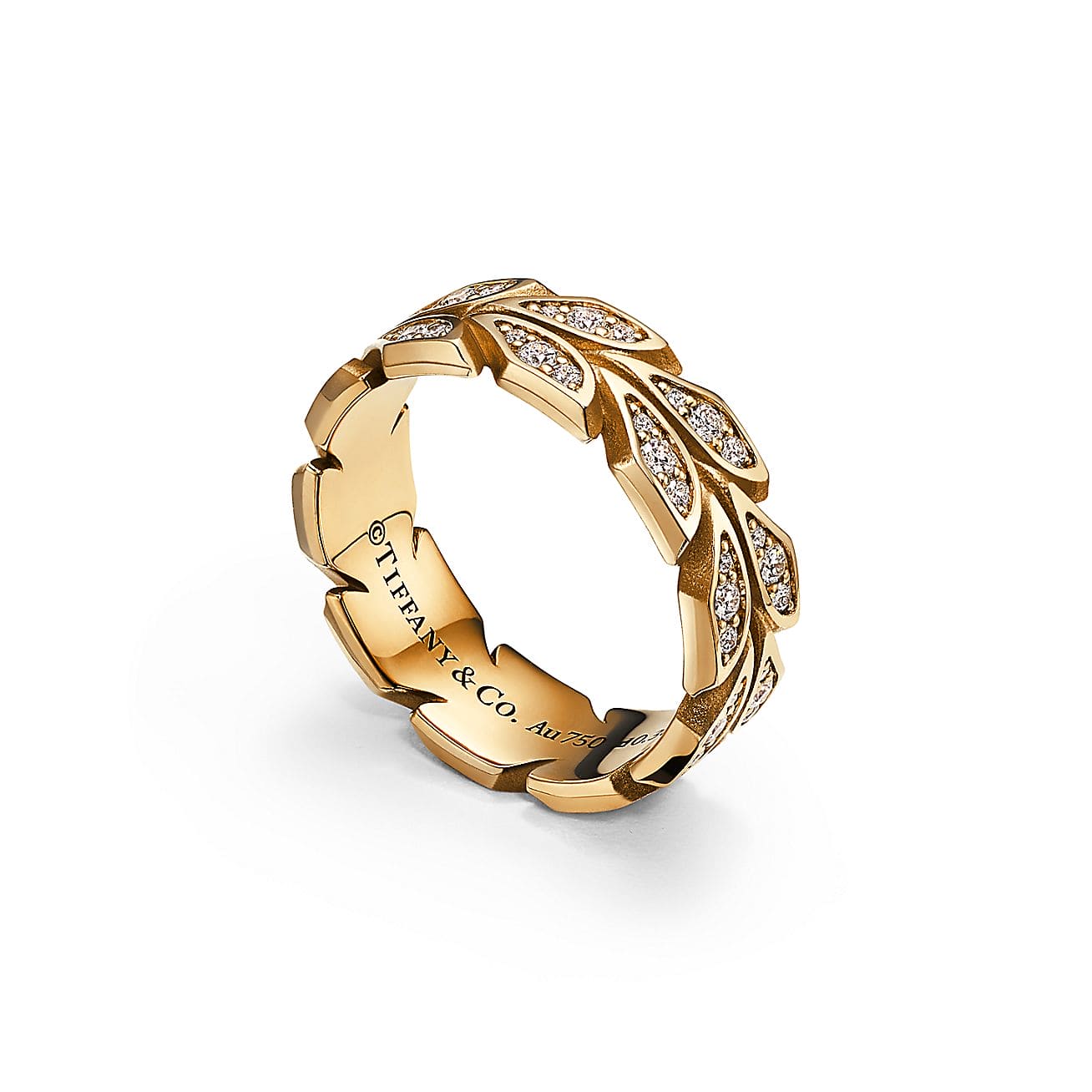 Tiff Yellow Gold Victoria Vine Ring