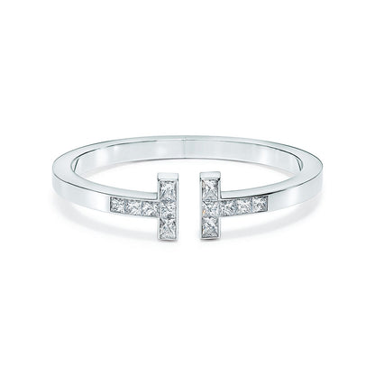 Tiff Diamond Square Bracelet