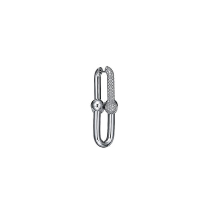 Tiff HardWear Large Link Diamonds Earrings