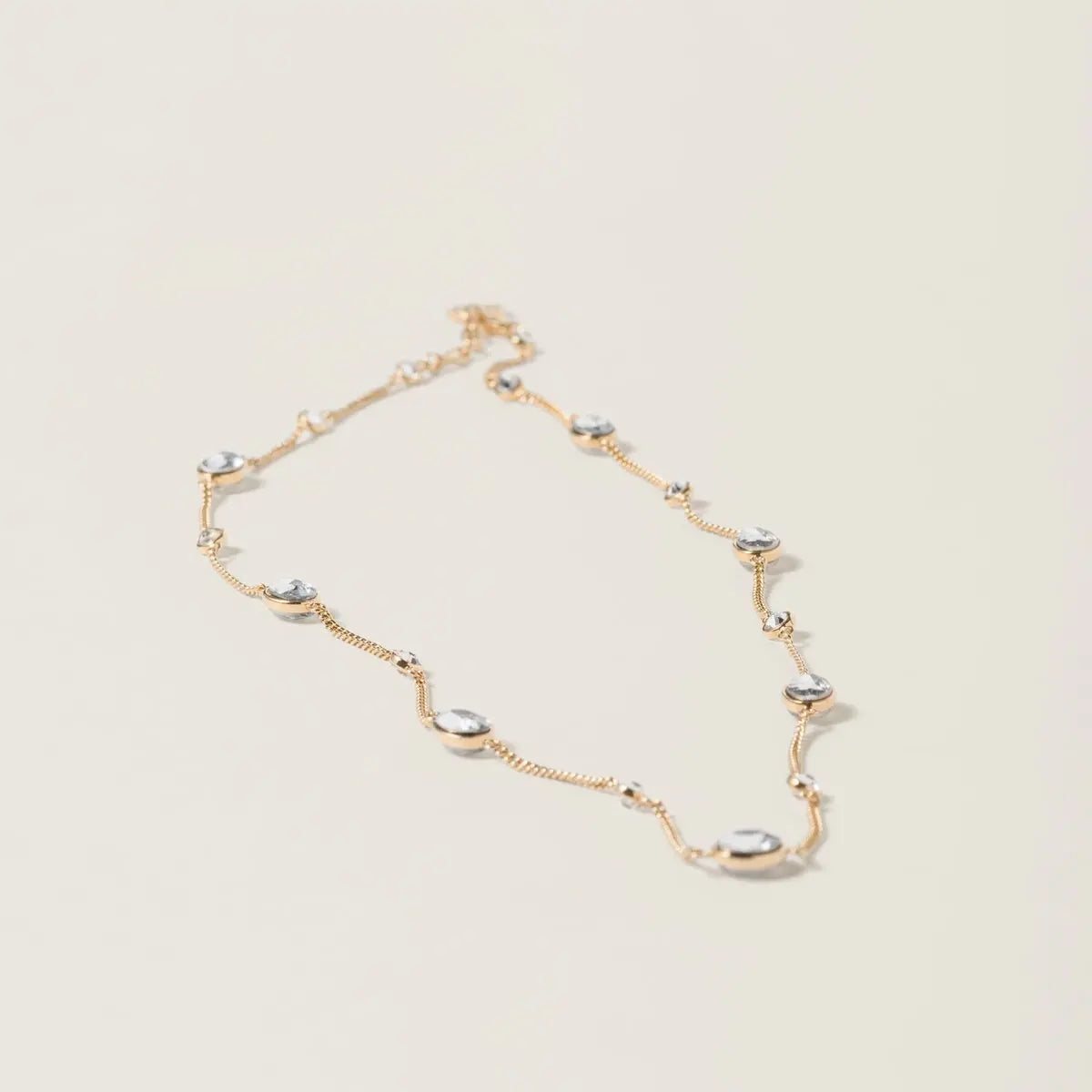 Miu Metal Crystals Bracelet