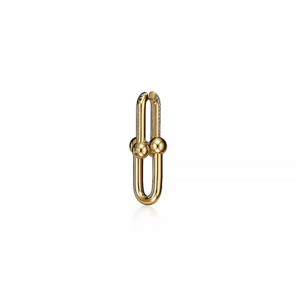 Tiff HardWear Large Link Diamonds Earrings