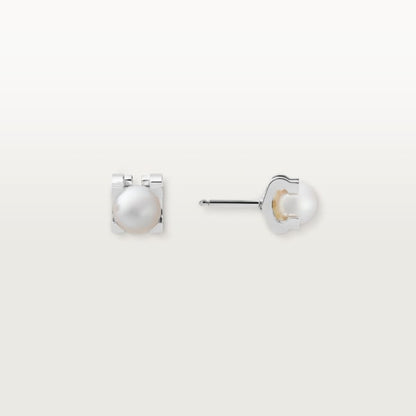 18K C De Earrings