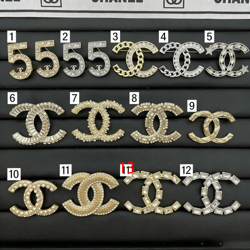 CC Gold Brooch Collection Ten