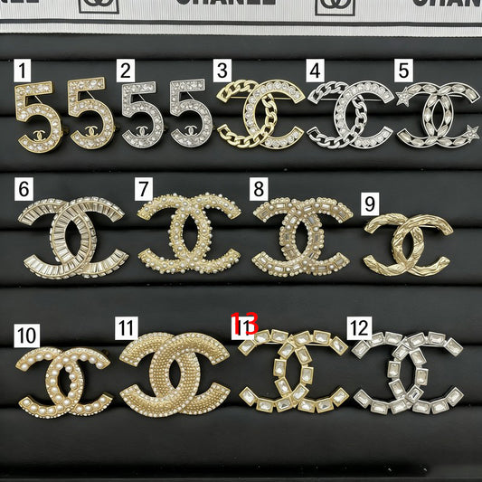 CC Gold Brooch Collection Ten