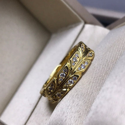 Tiff Yellow Gold Victoria Vine Ring