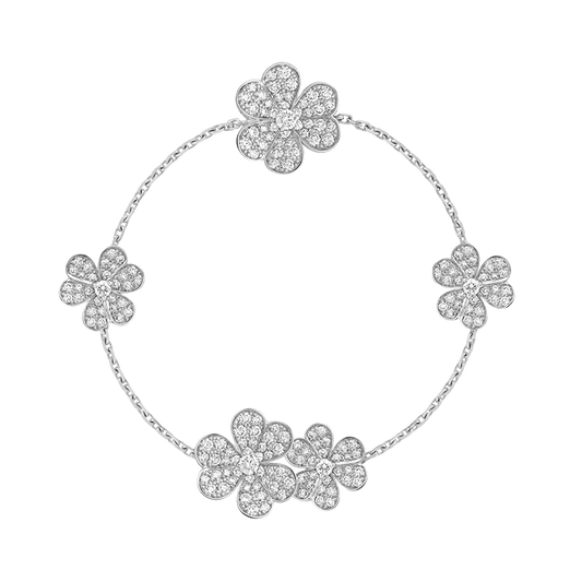 18K Van Cleef & Arpels Frivole Diamonds Bracelet