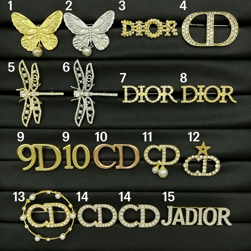 CD Gold Brooch Collection