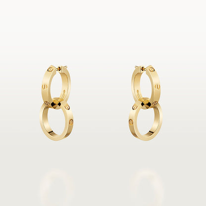 18K Love Earrings