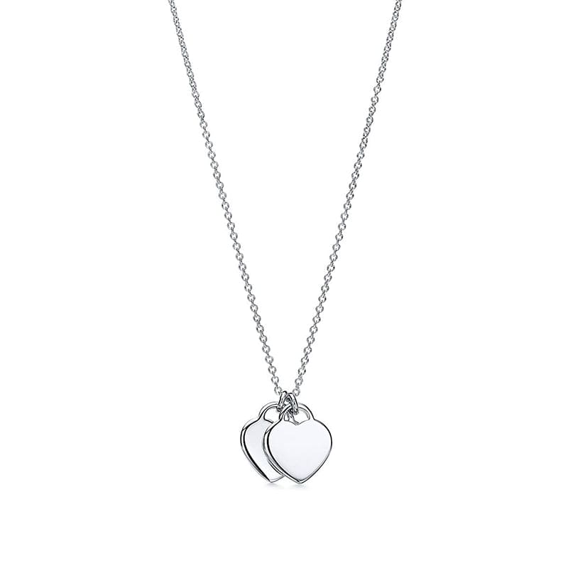Tiff Blue Heart Necklaces