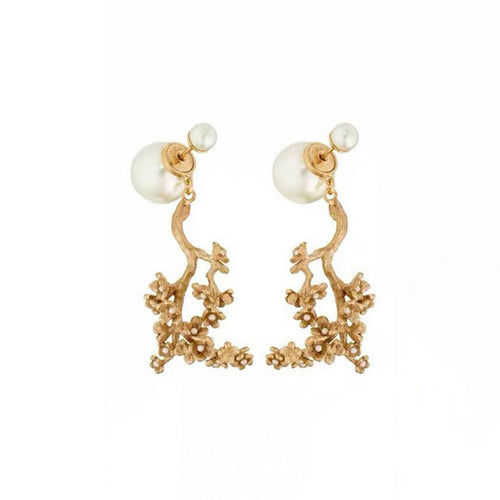 CD Tribales Tree Clip Earrings