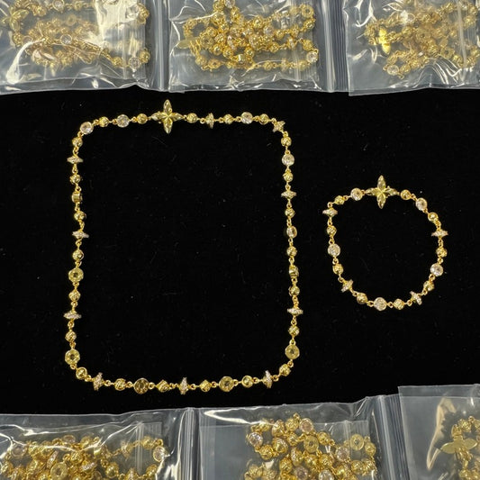 18K Louis Blossom Diamond Necklace