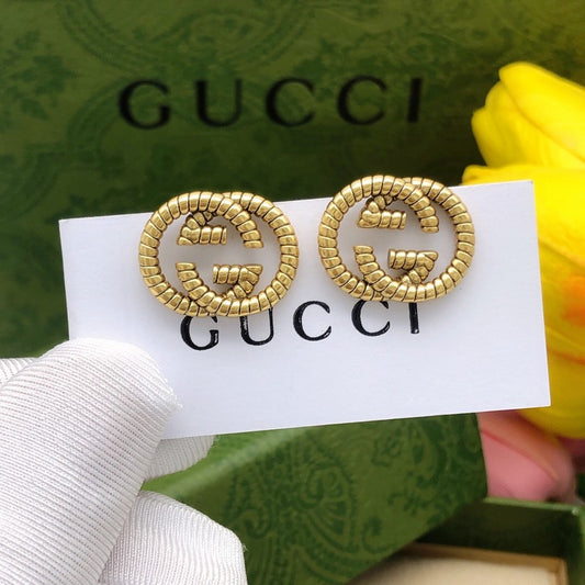 GG Twist Gold Earrings