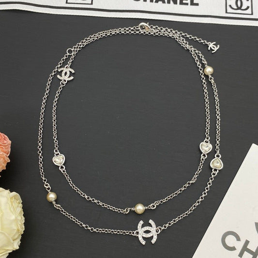 CC Long Gold Necklace