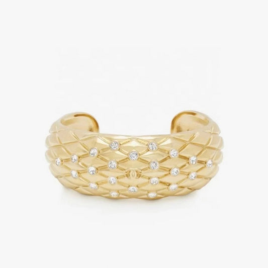 CC 26P Gold Cuff Bracelet