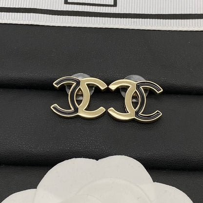 CC Black & Gold Earrings