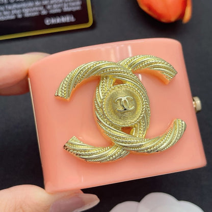 CC Gold Pink Resin Bracelet