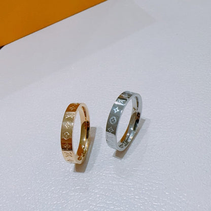 Louis Instinct Set of Two Gold Rings