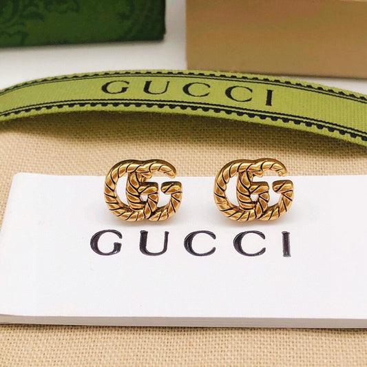 GG Twist Gold Earrings