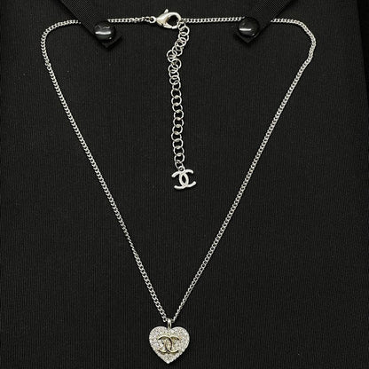 CC Diamond Heart Necklace