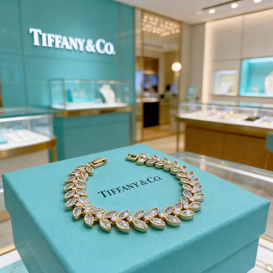 Return to Tiffany Crystal Rose Gold Bracelet