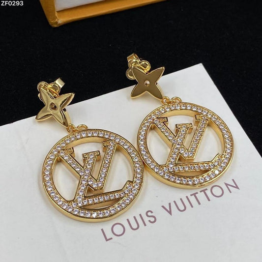 Louis Iconic Diamond Gold Earrings