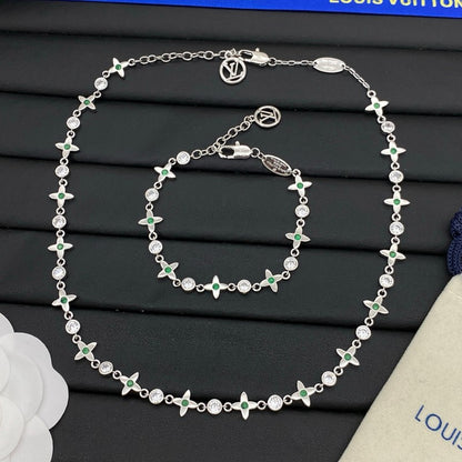 Louis Green Blossom Gold Necklace