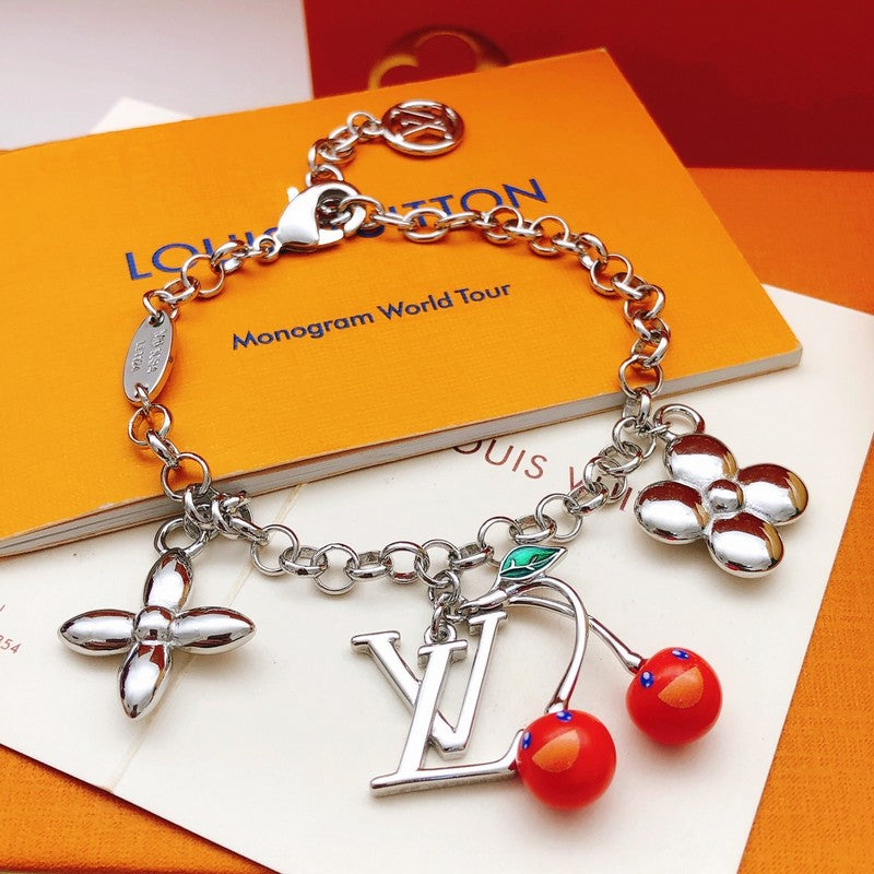Louis Blossom Cherry Gold Bracelet