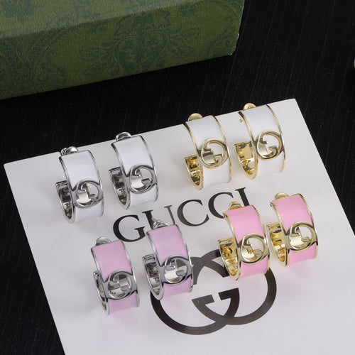 GG Color Enamel Earrings