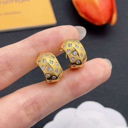 Louis Pave Diamond Earrings
