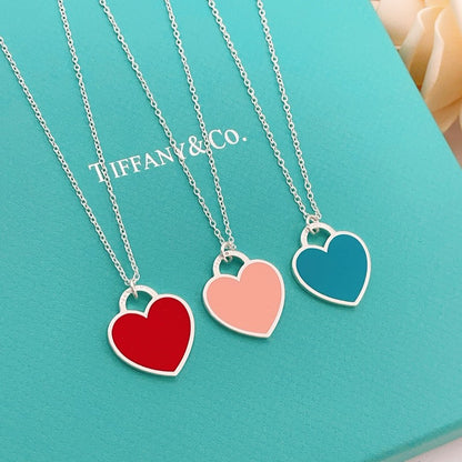 Tiff Heart Necklace
