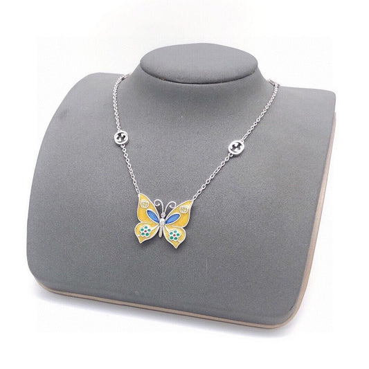 GG Butterfly Gold Necklace