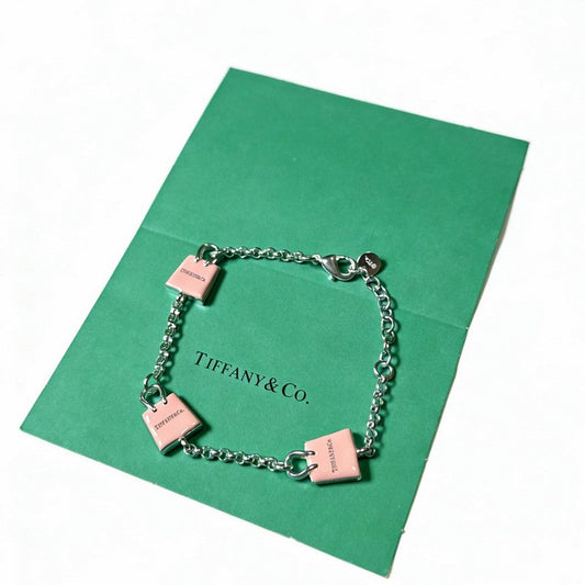 Return to Tiffany Pink Bag Bracelet