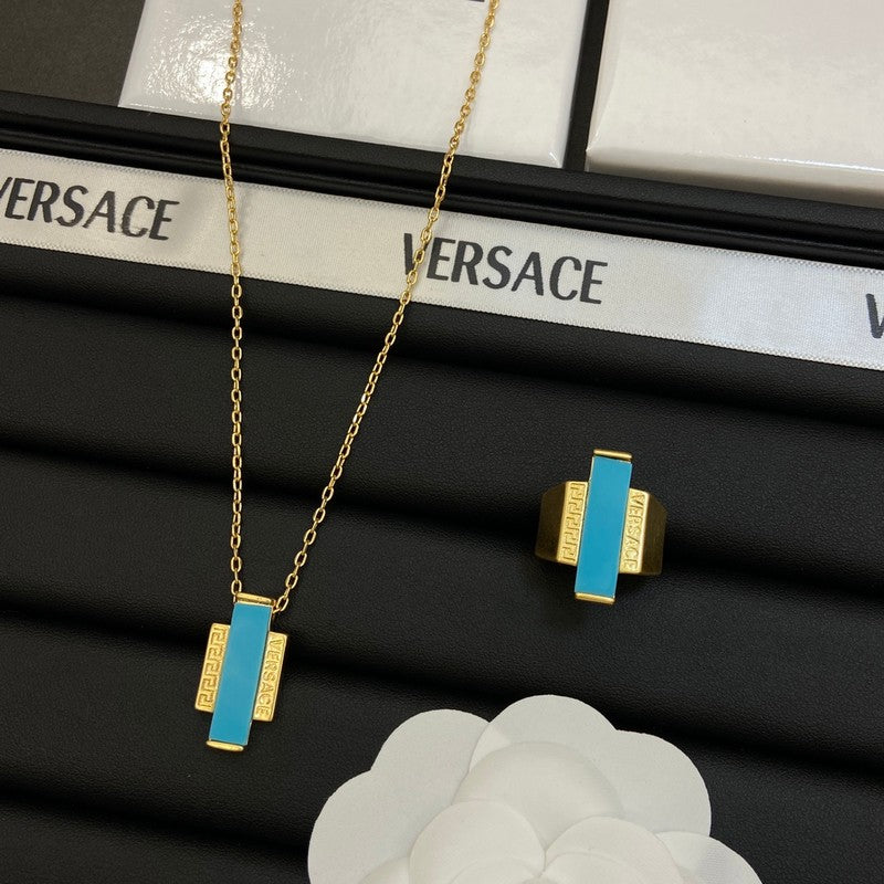 18K Vers Blue Gold Necklace