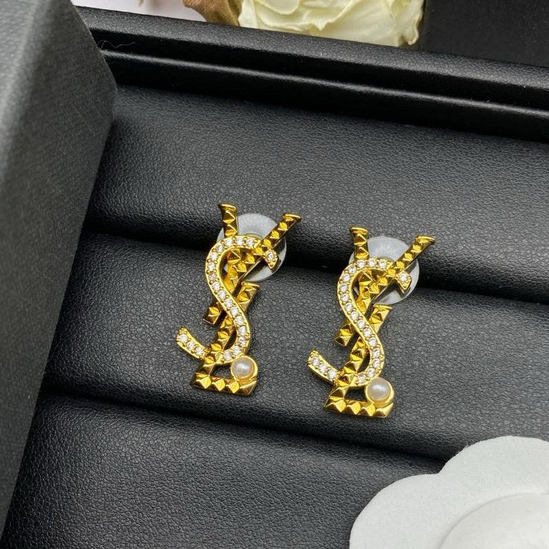 Saint Gold Diamond Earrings
