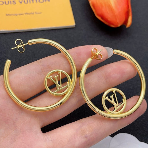 Louis Louise Hoop Gold Earrings