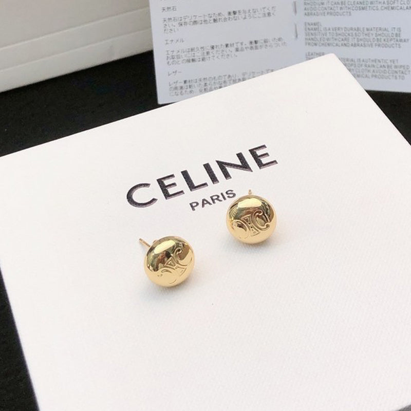 CE Gold Earrings