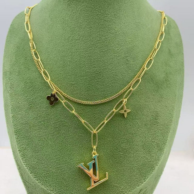 Louis Blossom Chain Necklace