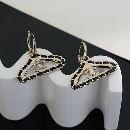 CC Coat Hanger Earrings