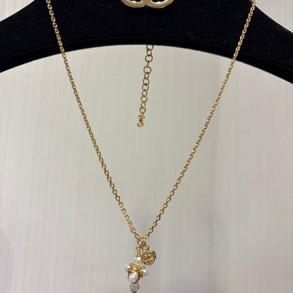 CC 26P Grape Pearl Gold Necklace