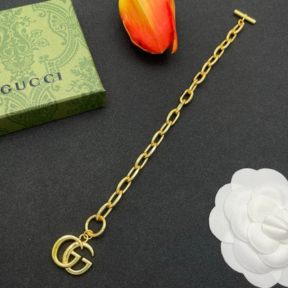 GG Interlocking G Gold Chain Bracelet