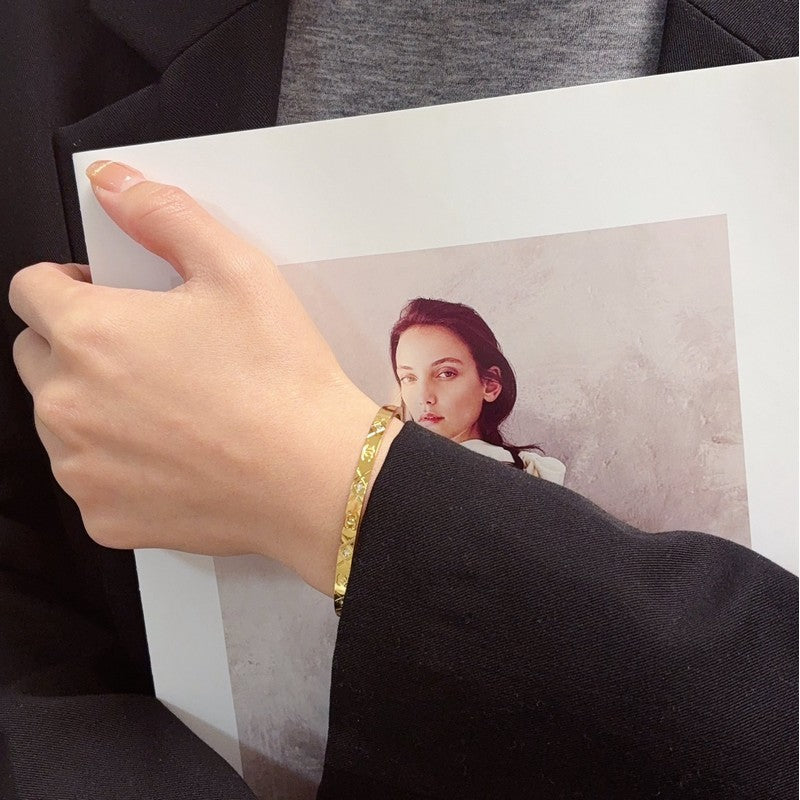 CC Gold Diamond Bracelet