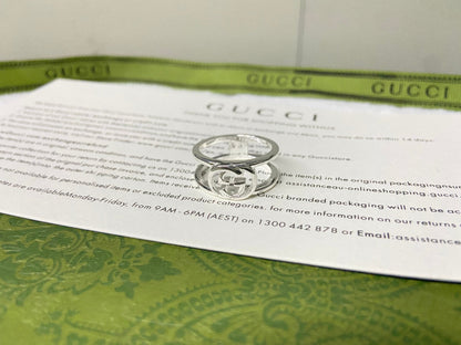 GG Interlocking G Wide Open Ring