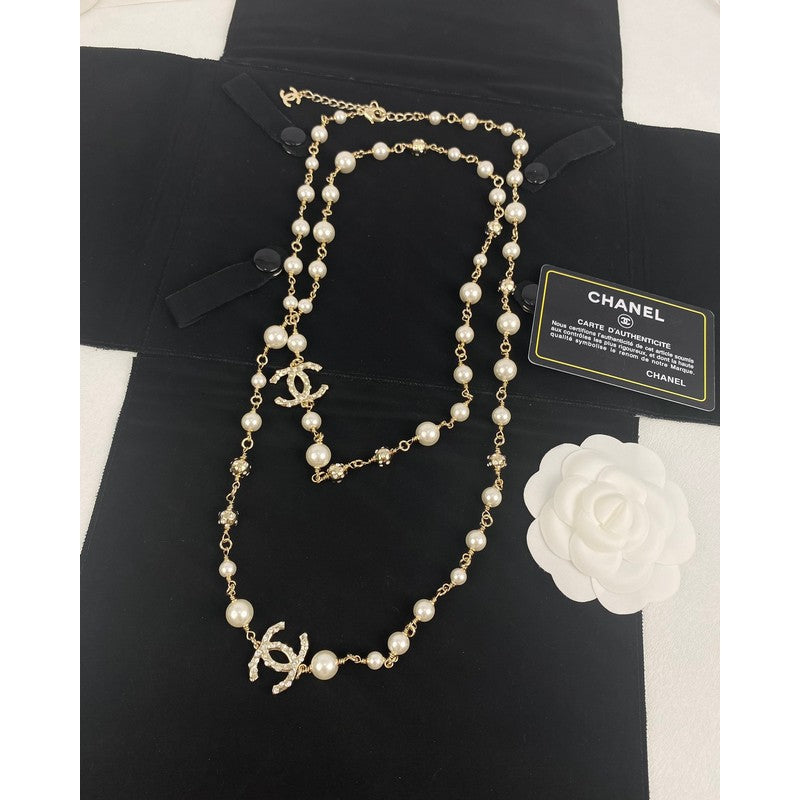 CC 26C Pearl Long Necklace