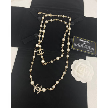 CC 26C Pearl Long Necklace