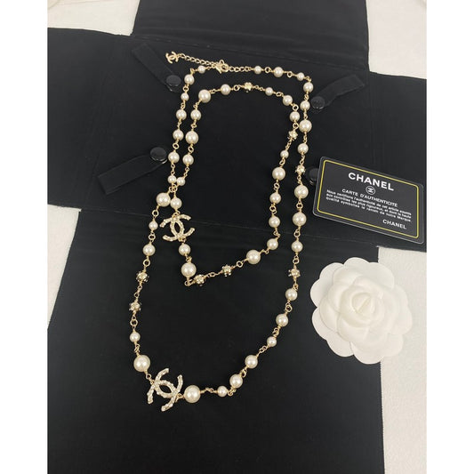 CC 26C Pearl Long Necklace