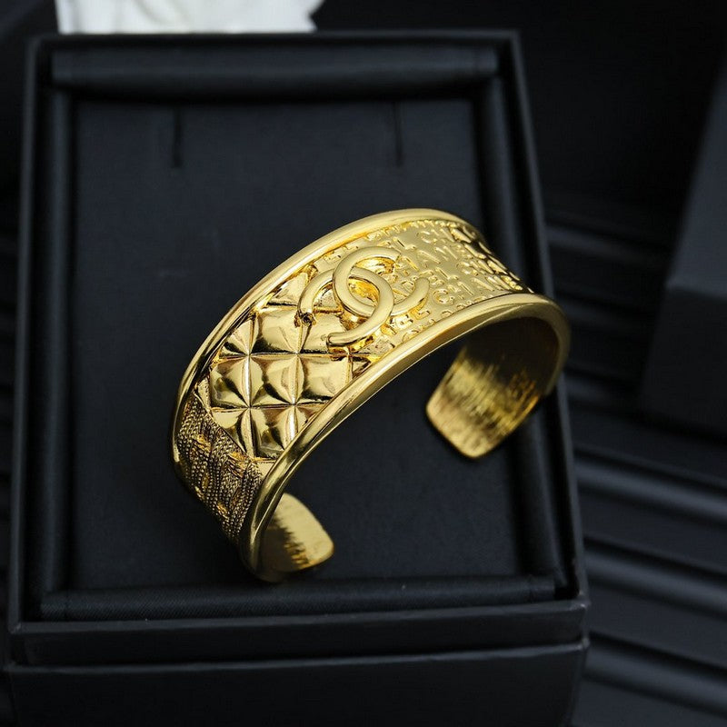 CC 2025 Vintage Wide Cuff Bracelet
